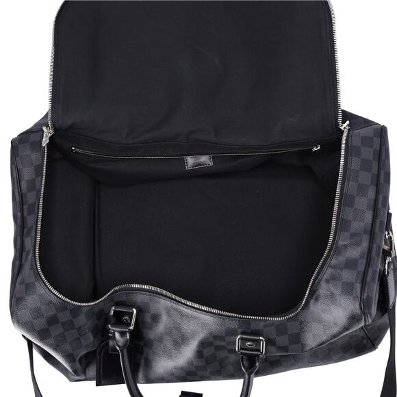 Louis Vuitton Roadster 50 Boston Bag N48189 Damier Graphite Black Canvas - Picture 2 of 7